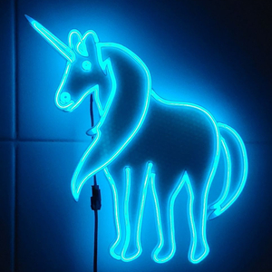 네온사인 유니콘 led 램프