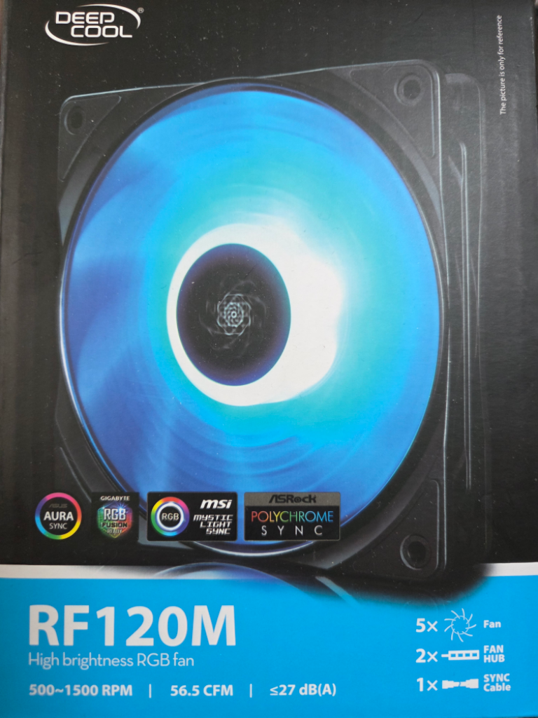 딥쿨 DEEPCOOL RF120M RGB 팬 5개
