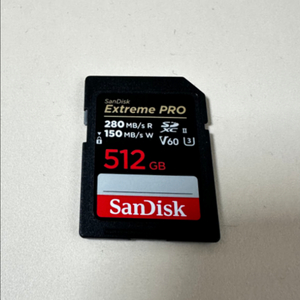 샌디스크 익스트림 프로 512GB SD카드 V60