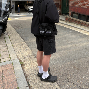 슈프림 필드 사이드백(블랙)