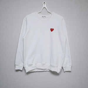 정품 꼼 데 가르송 맨투맨 여성 L~ XL