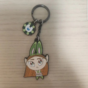 뉴진스 X 무라카미 메탈 키링 해린 그린