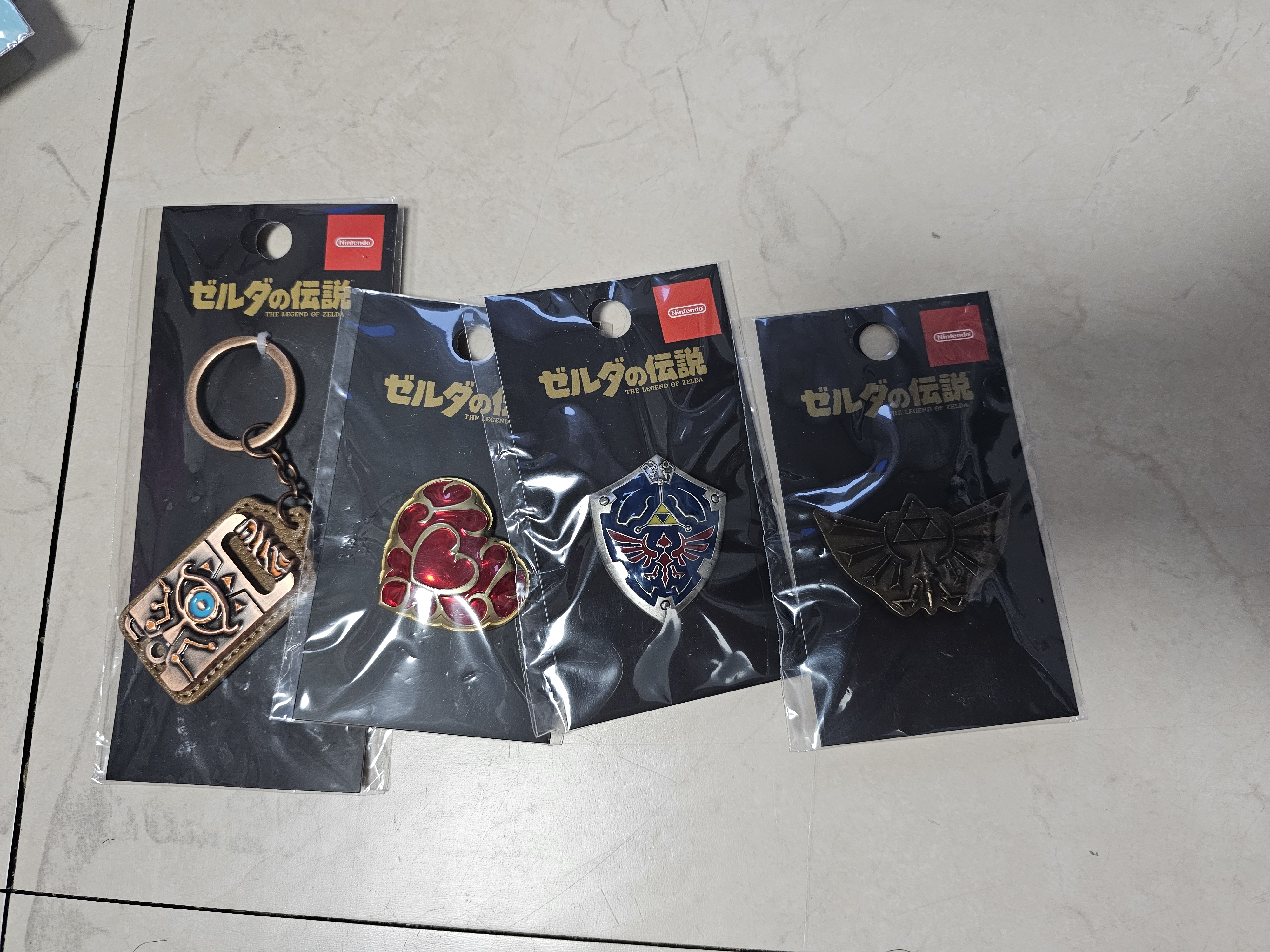젤다의전설 닌텐도스토어 핀뱃지 일괄