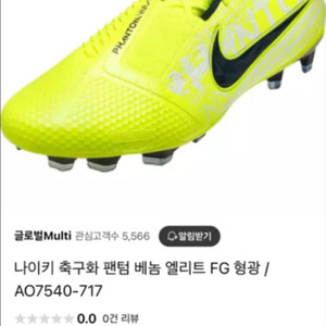 나이키 팬텀 베놈 엘리트 FG