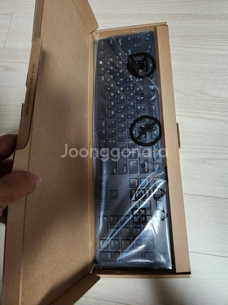 DELL 일반 유선 키보드, 유선 마우스 새상품--1