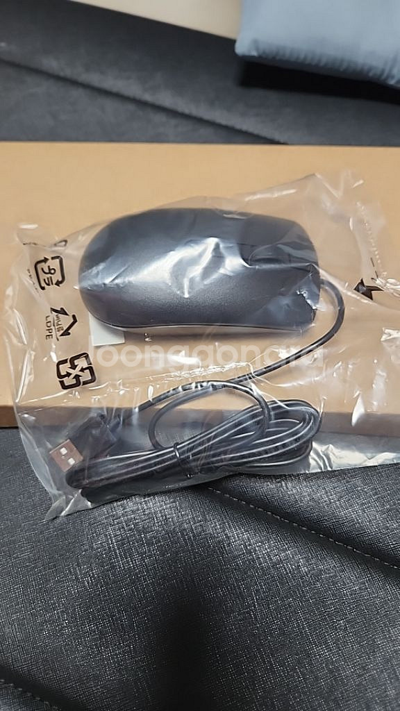 DELL 일반 유선 키보드, 유선 마우스 새상품--3