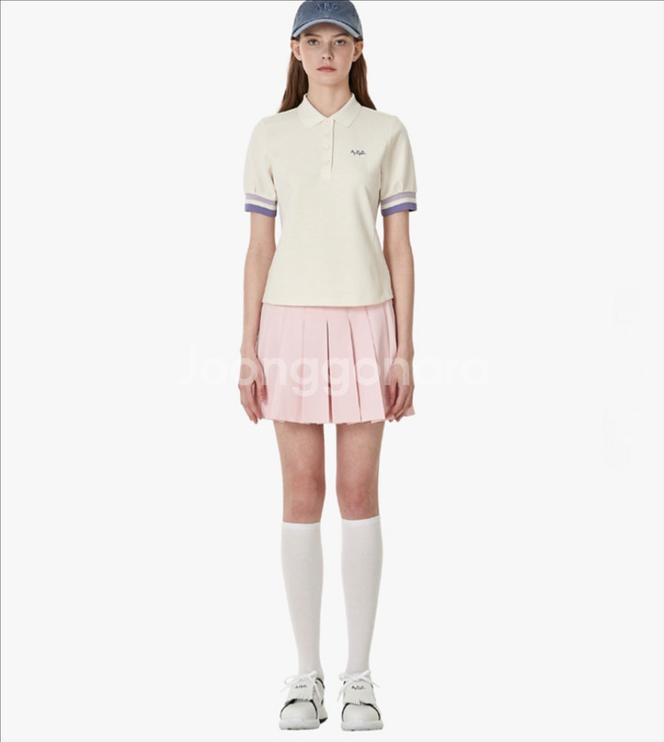 A.P.C 아페쎄 골프웨어 우먼 허리밴딩 플리츠 스커트--0