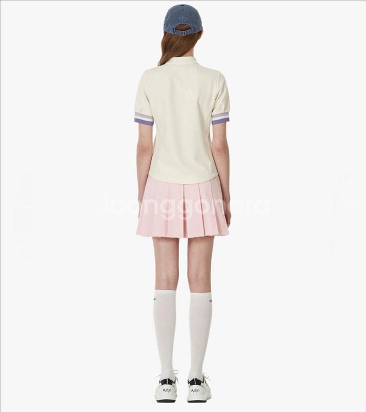 A.P.C 아페쎄 골프웨어 우먼 허리밴딩 플리츠 스커트--1