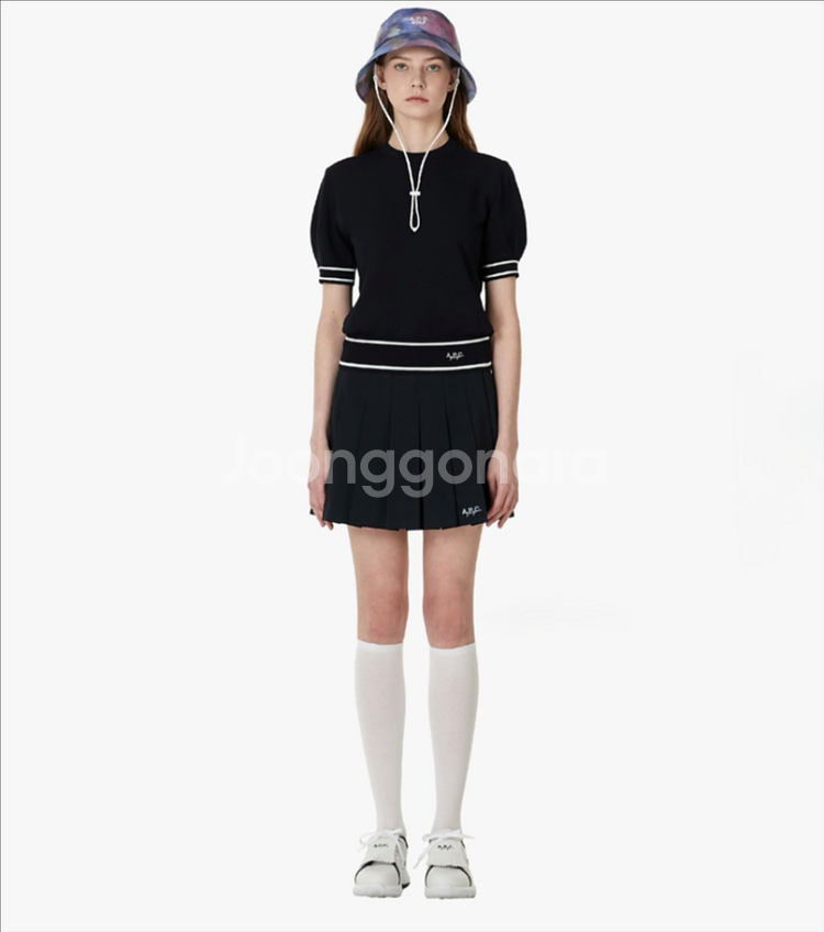 A.P.C 아페쎄 골프웨어 우먼 허리밴딩 플리츠 스커트--0