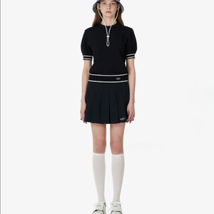 A.P.C 아페쎄 골프웨어 우먼 허리밴딩 플리츠 스커트