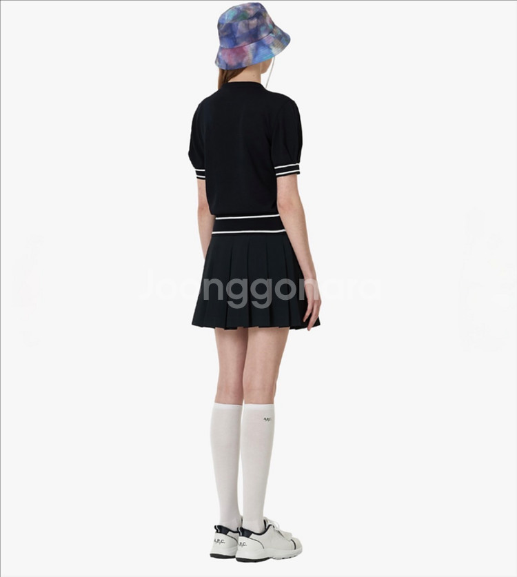 A.P.C 아페쎄 골프웨어 우먼 허리밴딩 플리츠 스커트--2