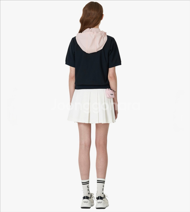 A.P.C 아페쎄 골프웨어 우먼 허리밴딩 플리츠 스커트--1