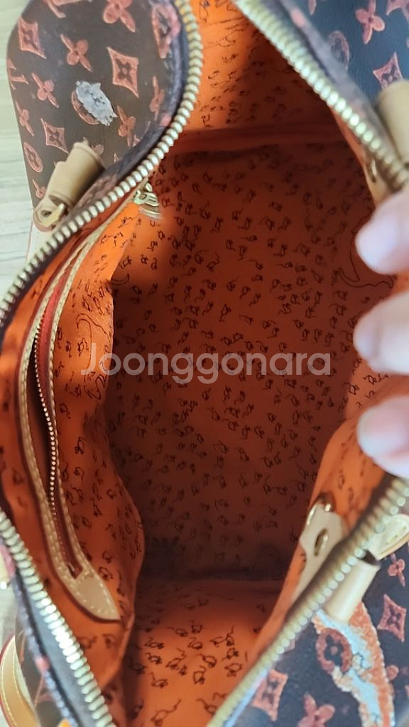 루이비통 고양이 반둘리에백--2