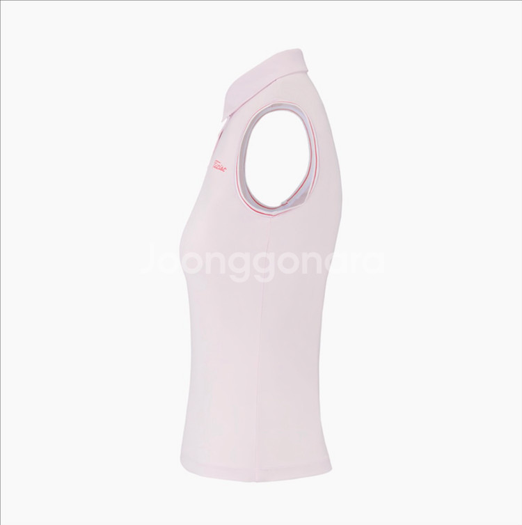 타이틀리스트 골프웨어 매장판 우먼 콘트라스트 슬리브리스--2
