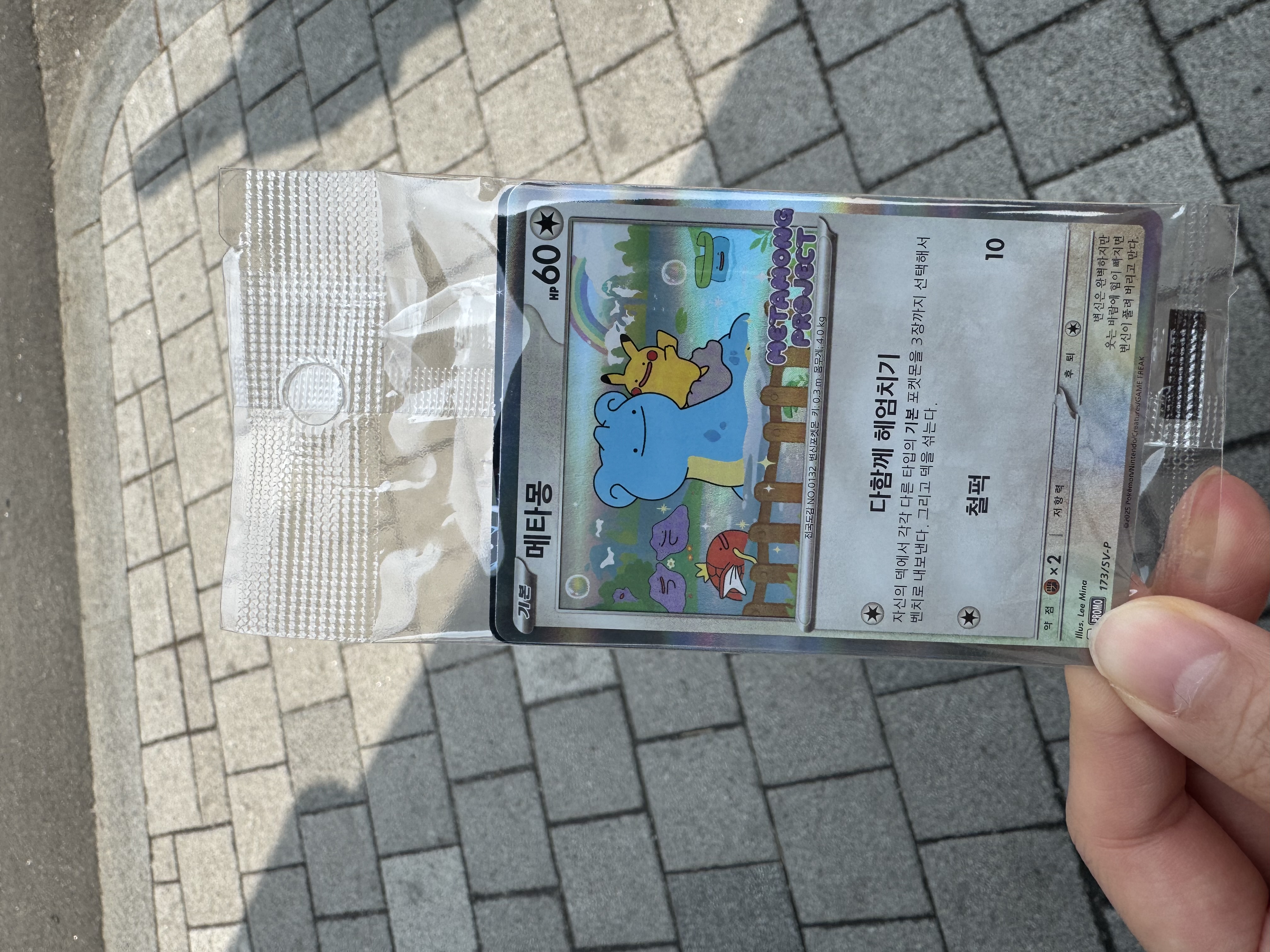 메타몽 포켓몬카드