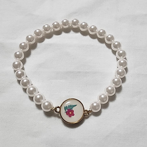 핸드메이드 빈티지스타일 핵진주팔찌