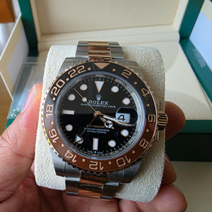 롤렉스 GMT-MASTER ll 로즈골드 콤비