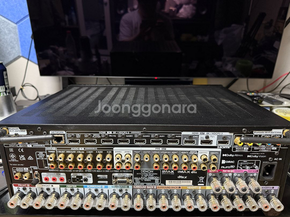 데논 AVC-X6800H AV 리시버--3