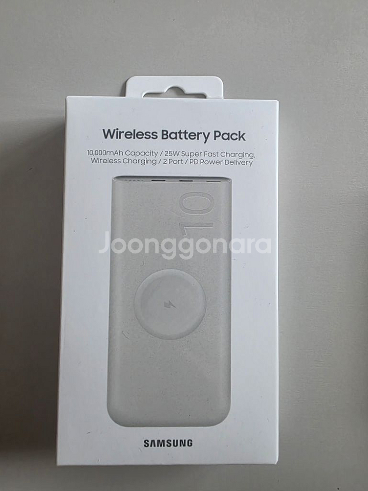 삼성 10000mAh 무선 배터리(미개봉)--0