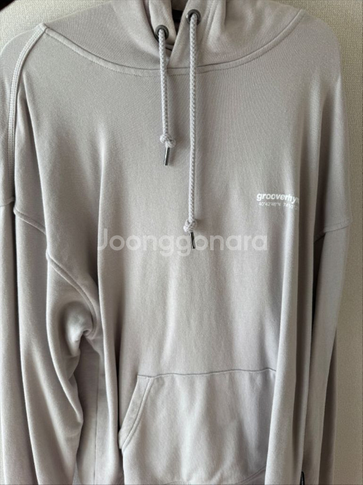 그루브라임 후드티 L 라이트그레이--0