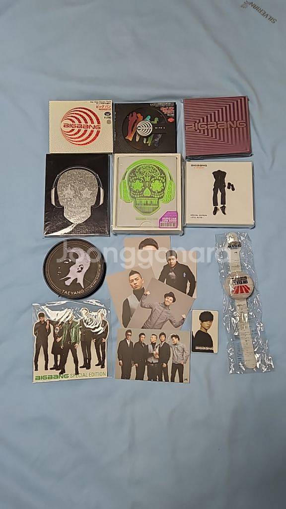 빅뱅 CD 7종과 10주년콘서트 팔찌 등 일괄--0