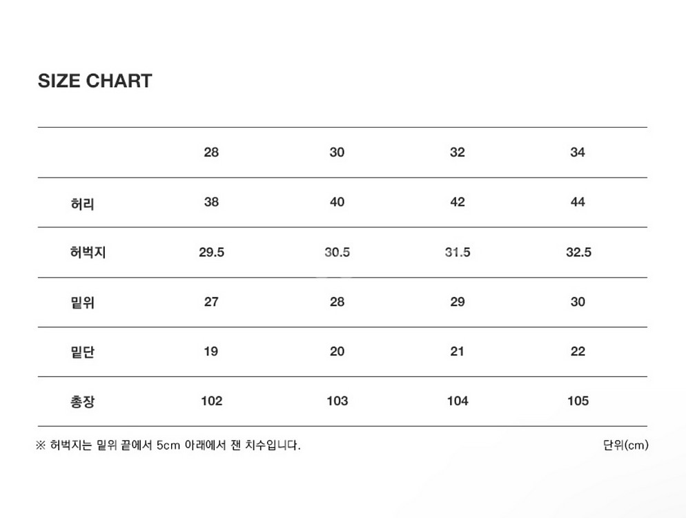 (신품급) 브랜디드 1974 데님팬츠 (레귤러핏)_32--7