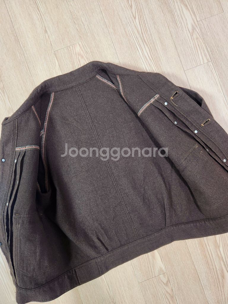 chairmade japan 브라운 울 트러커 재킷--4