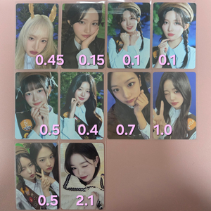 IVE 아이브 스카우트 팬콘 랜덤 가을 리즈 레이 원영
