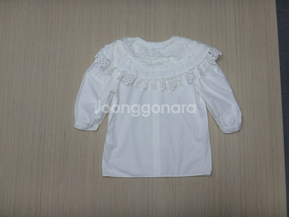 (2size) 산드로 Sandro 코튼 레이스 셔츠--1