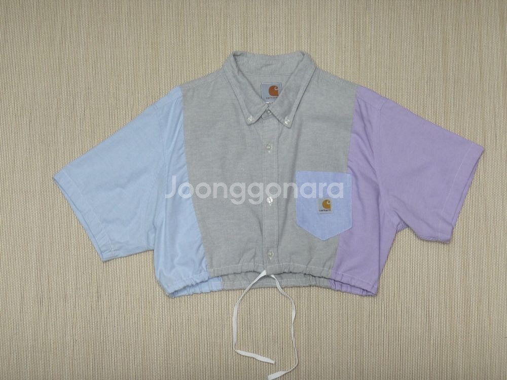 (XL) Carhartt WIP 여성 캐러셀 숏크롭셔츠--2