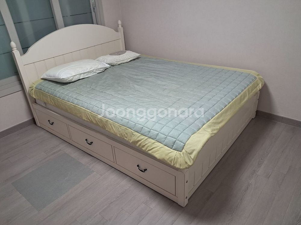 물건명: 따뜻한 수납형 원목 침대 31만원--8