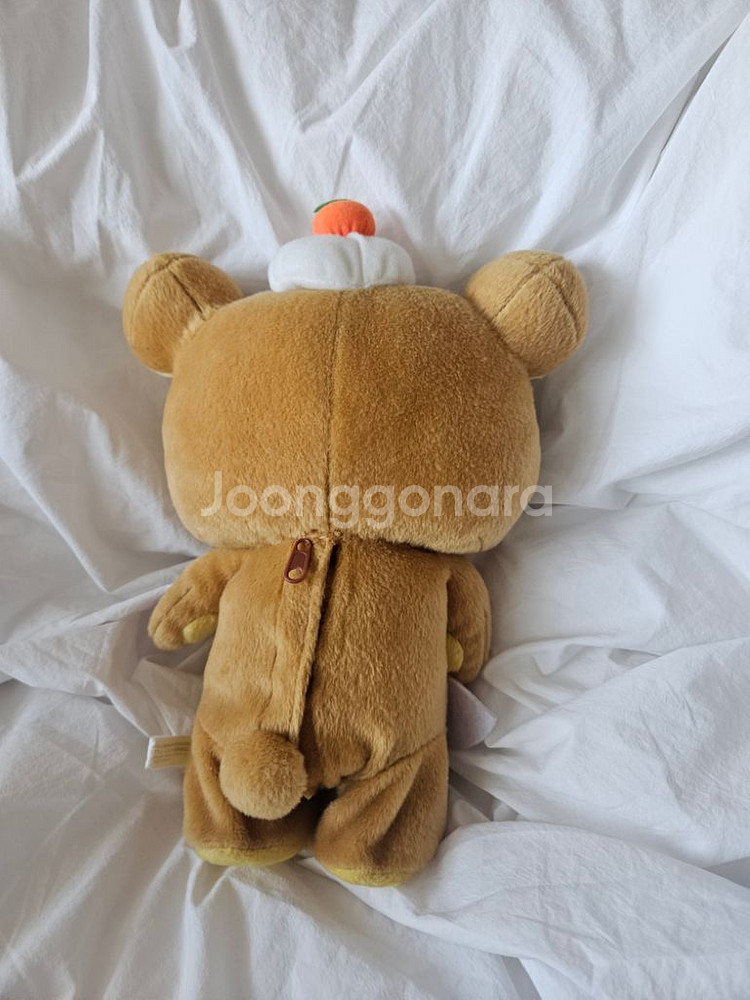 (고전정품) 리락쿠마 부채 귤 토코토코 전동 걷는 인형--1