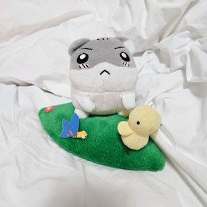 (고전정품) 햄스터클럽 엔도군 잔디 병아리 새 인형