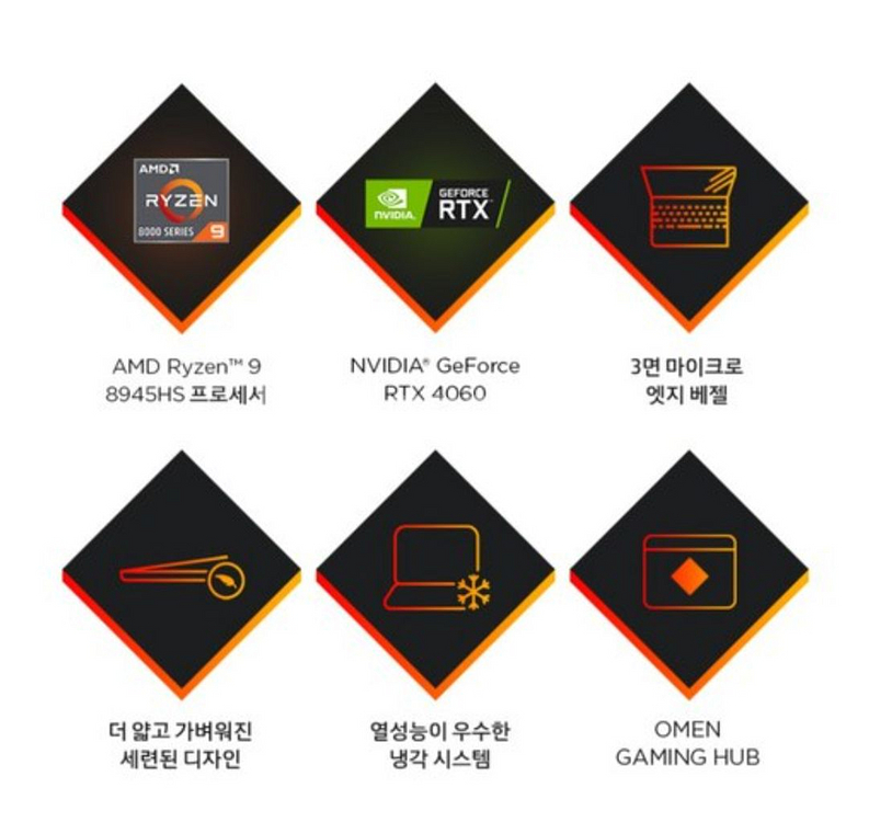 HP 2025 빅터스 노트북 라이젠9 지포스4060--5