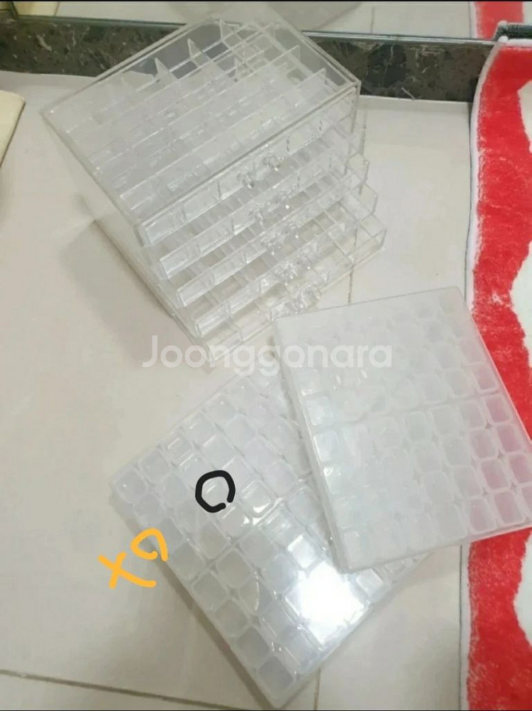 아크릴서랍케이스 셀프 네일재료 팁 데싱디바 오호라 일괄--9
