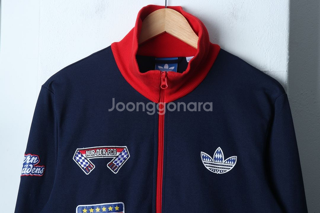 (L-XL) 아디다스 집업져지 트랙탑 뮌헨 올드스쿨--5
