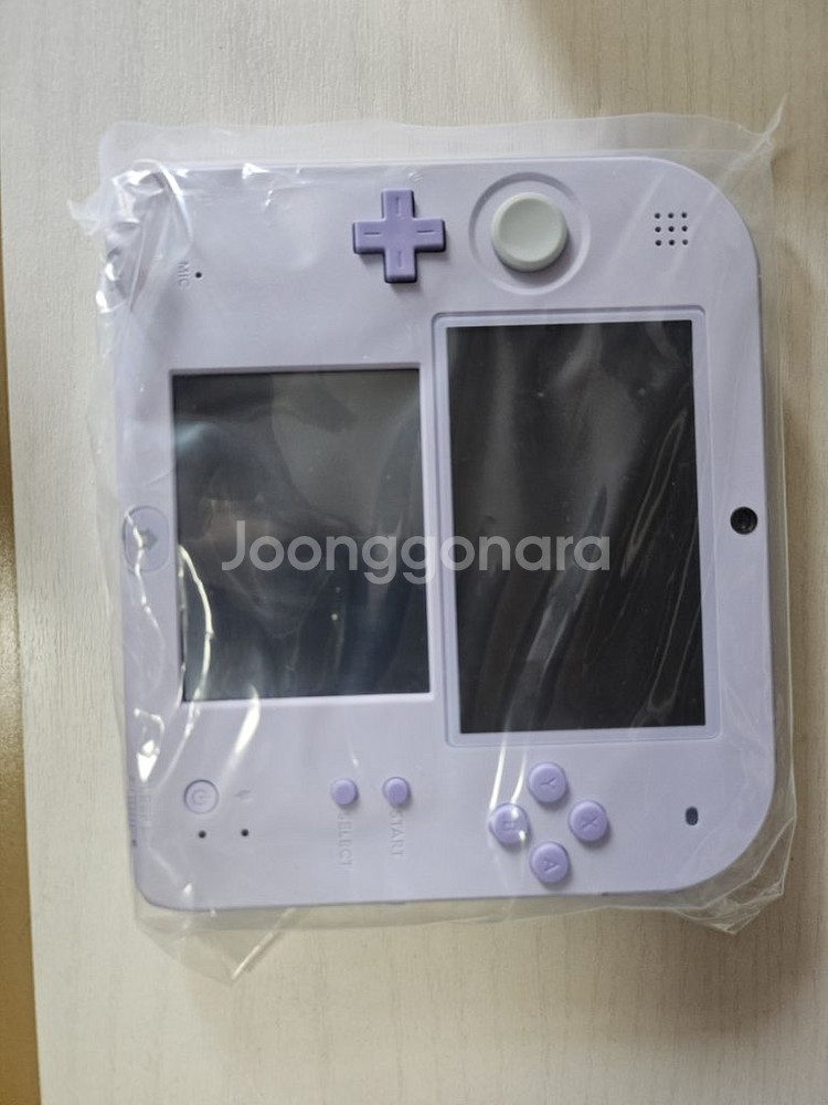 닌텐도 2ds 식빵 라벤더 + 풀커버 케이스--1