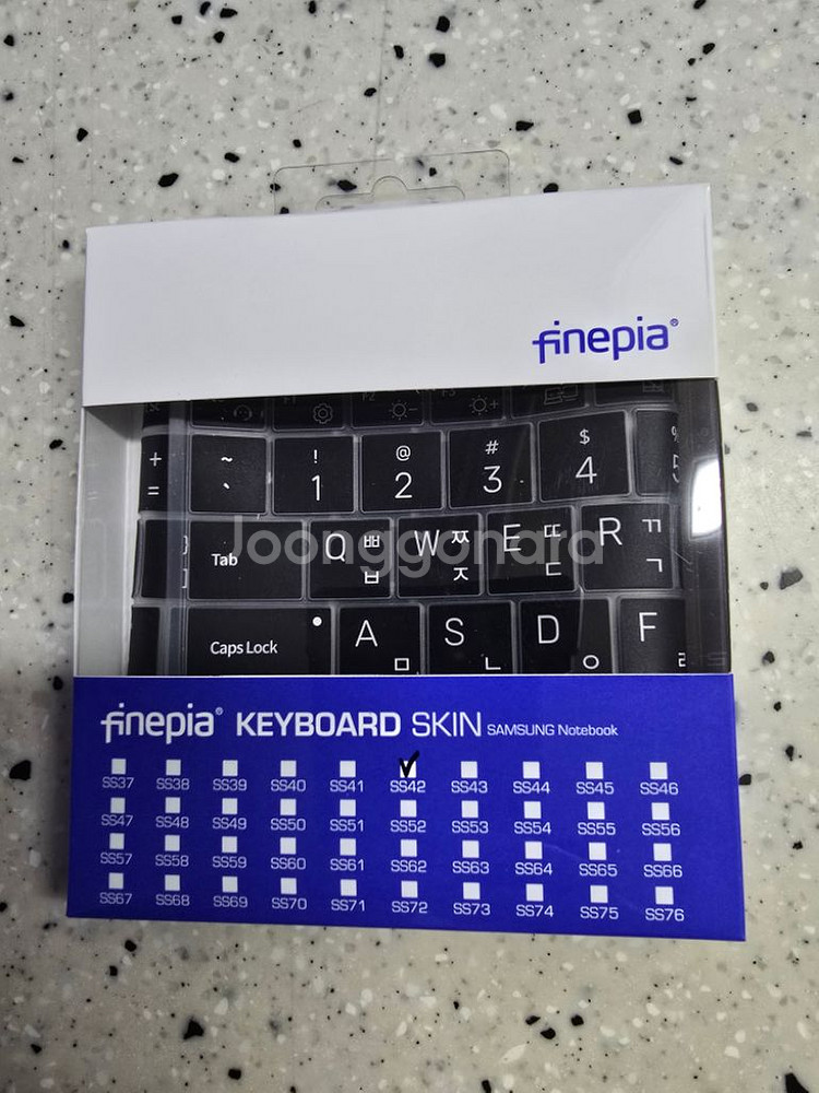 갤럭시북4 울트라 고급형 문자 인쇄 키스킨 새상품--0