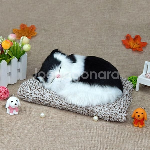 새 코리안 숏 고양이 차량용 미니 동물 제습 인형--0