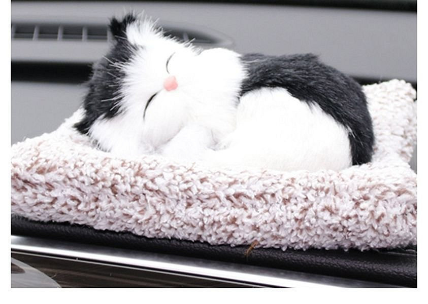 새 코리안 숏 고양이 차량용 미니 동물 제습 인형--2