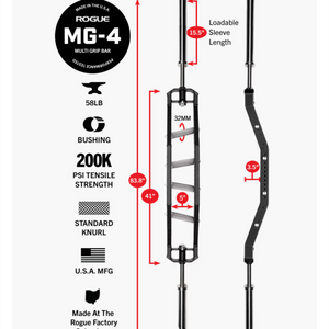 Rogue mg-4cn 캠버바 멀티그립바