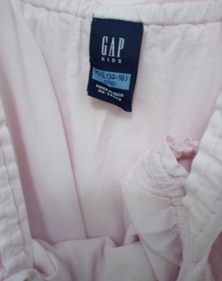 GAP 갭 핀턱 원피스--4