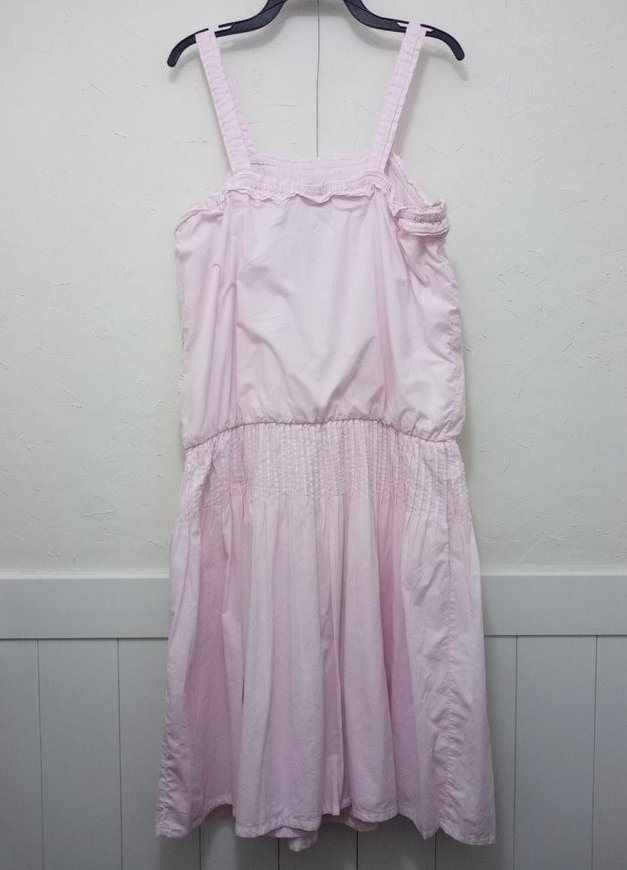 GAP 갭 핀턱 원피스--1