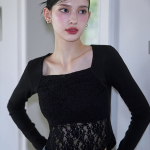 로제프란츠 레이스 레이어드 블랙 롱슬리브