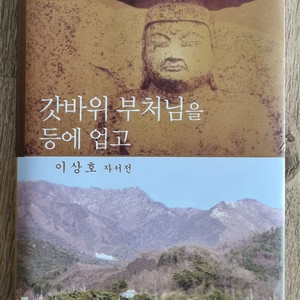 갓바위 부처님을 등에업고 이상호 자서전