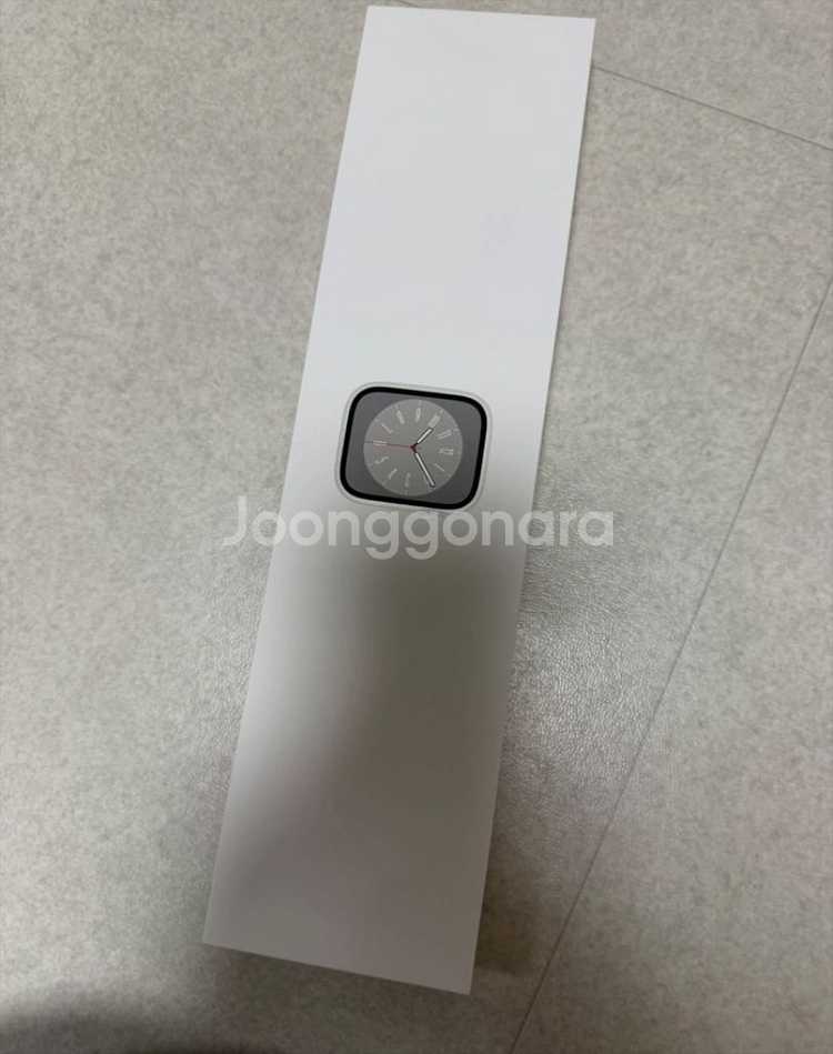 애플워치8 41mm 실버 알루미늄--1