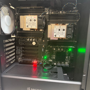 코인 채굴, 다계정 작업장용 고성능 pc 서버컴퓨터