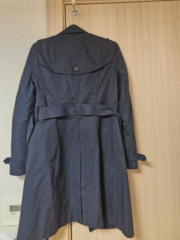 숲 (soup) 브랜드 네이비 트렌치 코트 의 정석--5