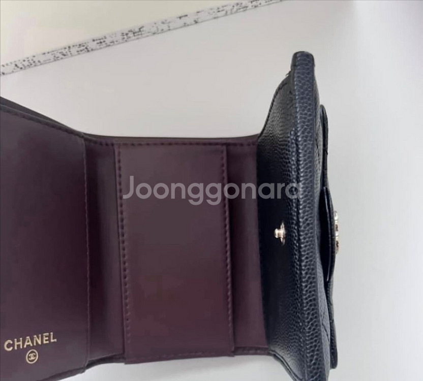 (정품) CHANEL 샤넬 클래식 3단 지갑--7