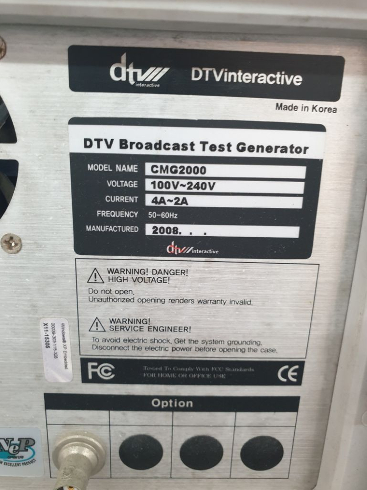 CMG-2000 CMBB Signal Generator 이미지